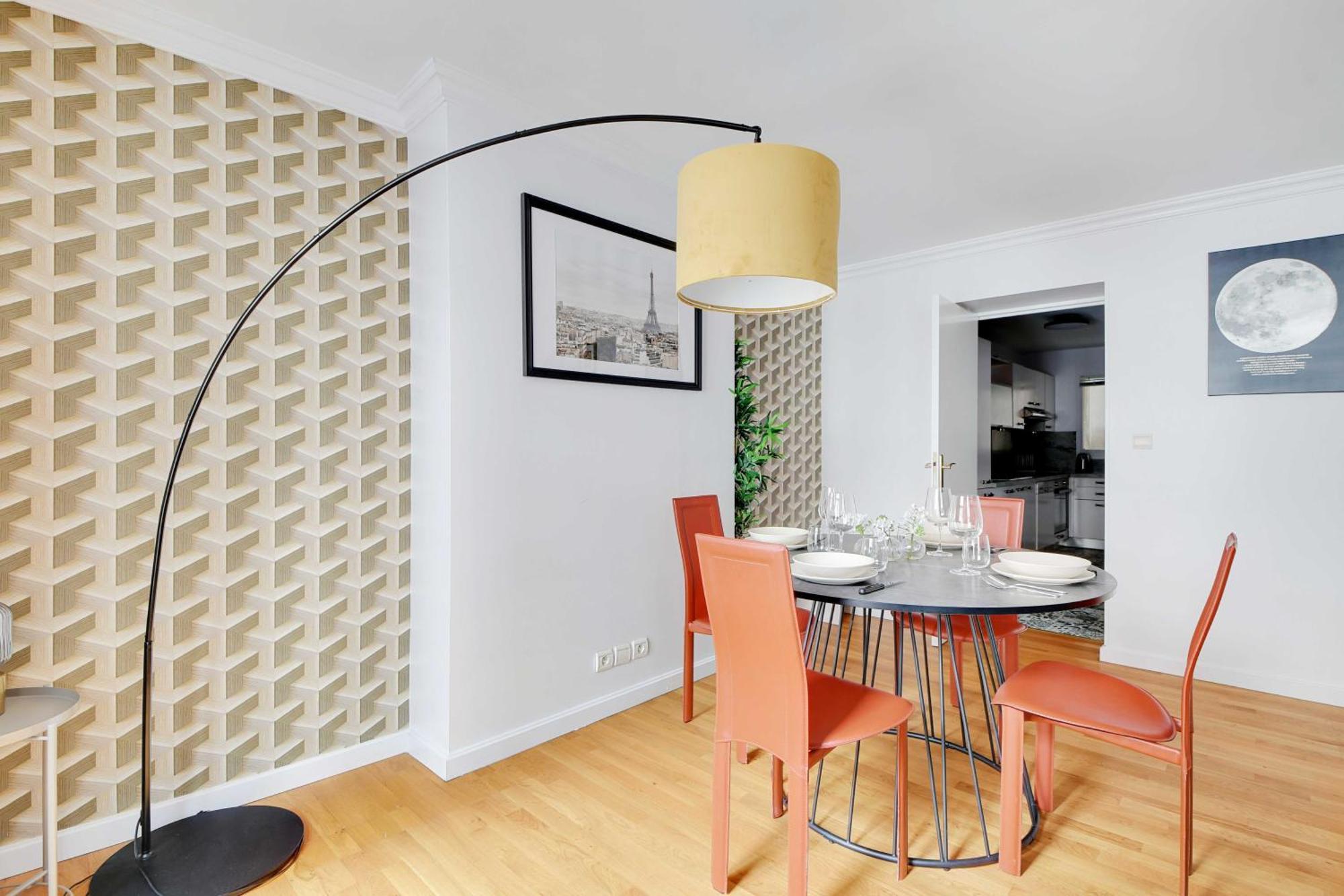 Charming -1br-4p- Arc De Triomphe Appartement Parijs