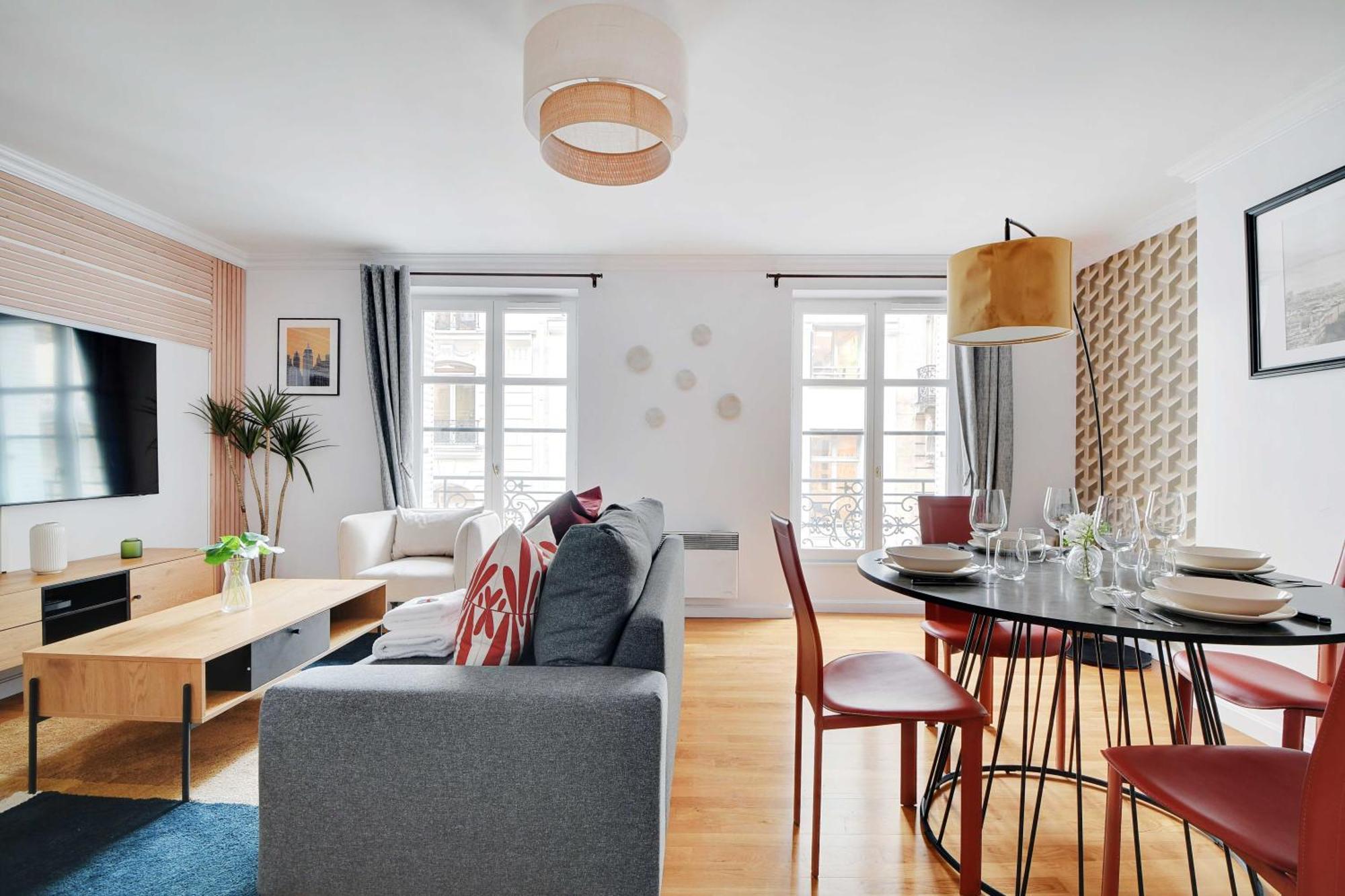 Charming -1br-4p- Arc De Triomphe Appartement